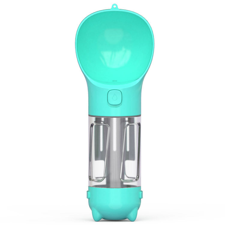Pettsure GoSip 3-in-1 dog travel water bottle in green