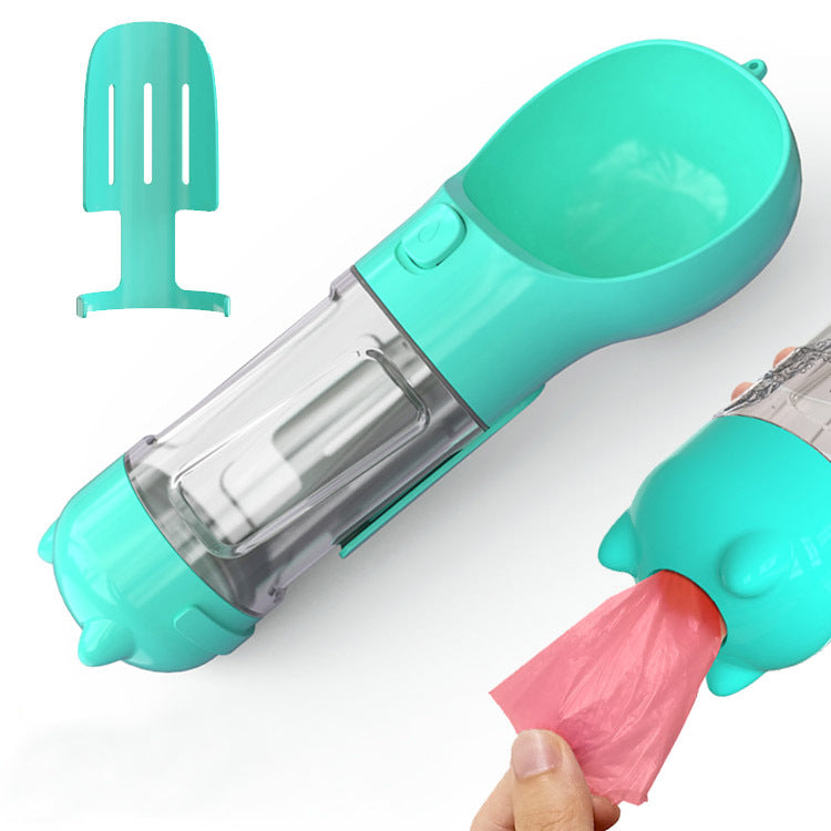 Pettsure GoSip dog travel bottle with integrated storage